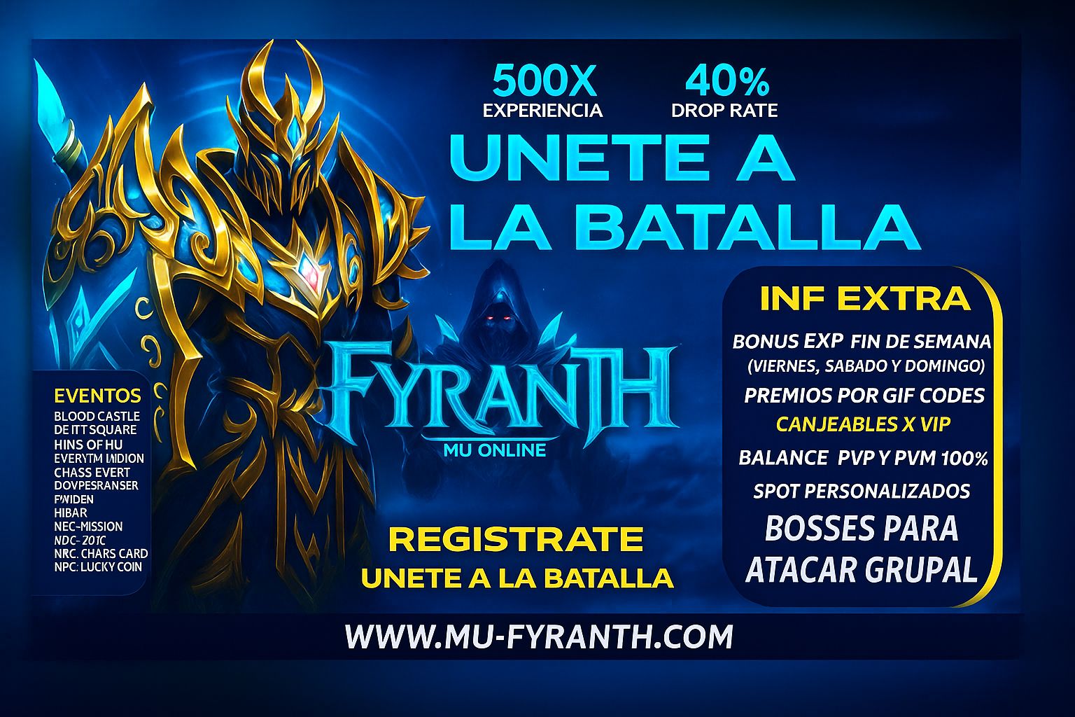 🔥 MU Fyranth anuncia el inicio del BETA TEST ⚔️