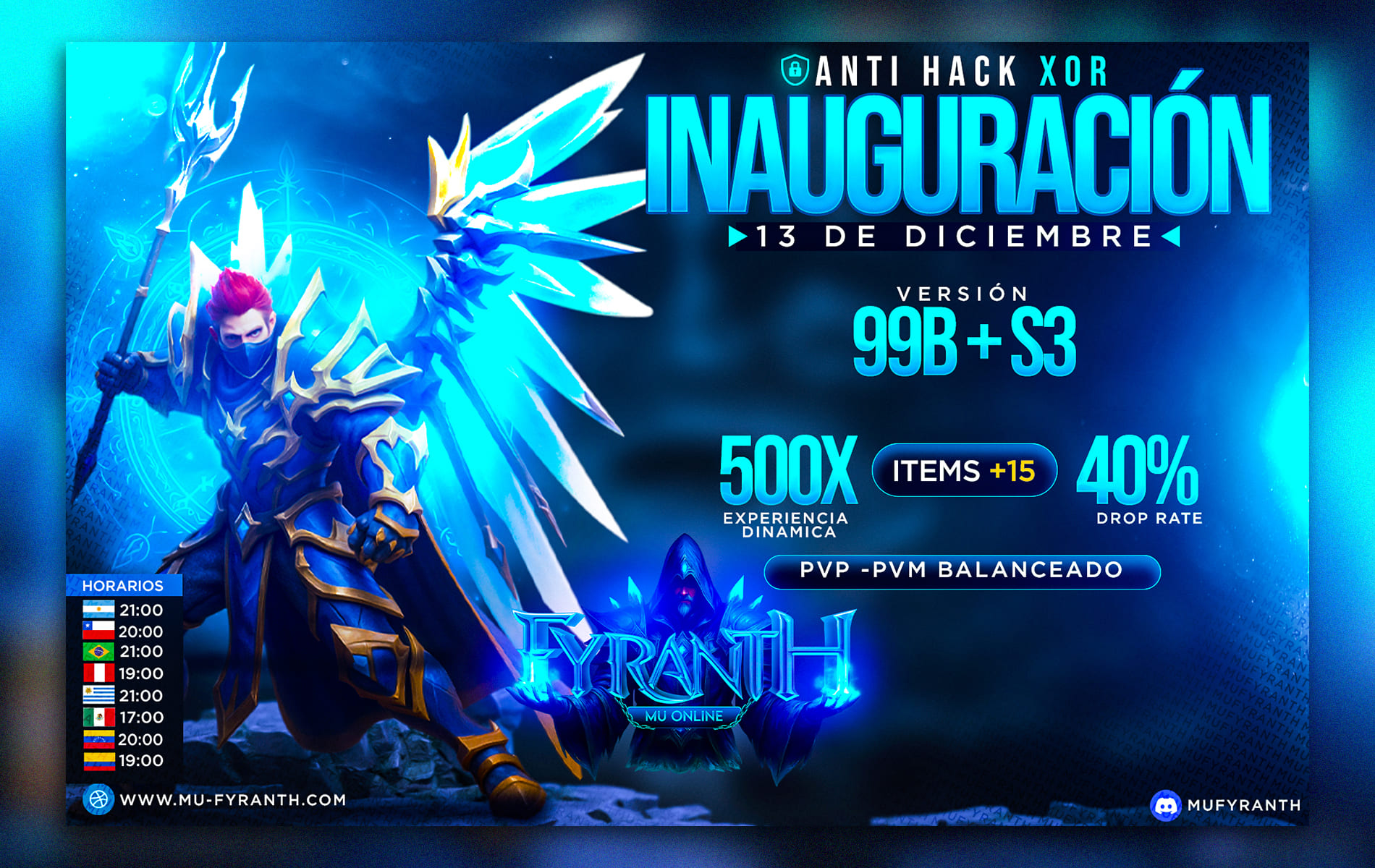 🔥 MU FYRANTH – APERTURA OFICIAL EL 13 DE DICIEMBRE 🔥